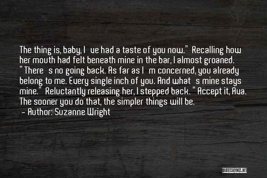 Going To The Bar Quotes By Suzanne Wright