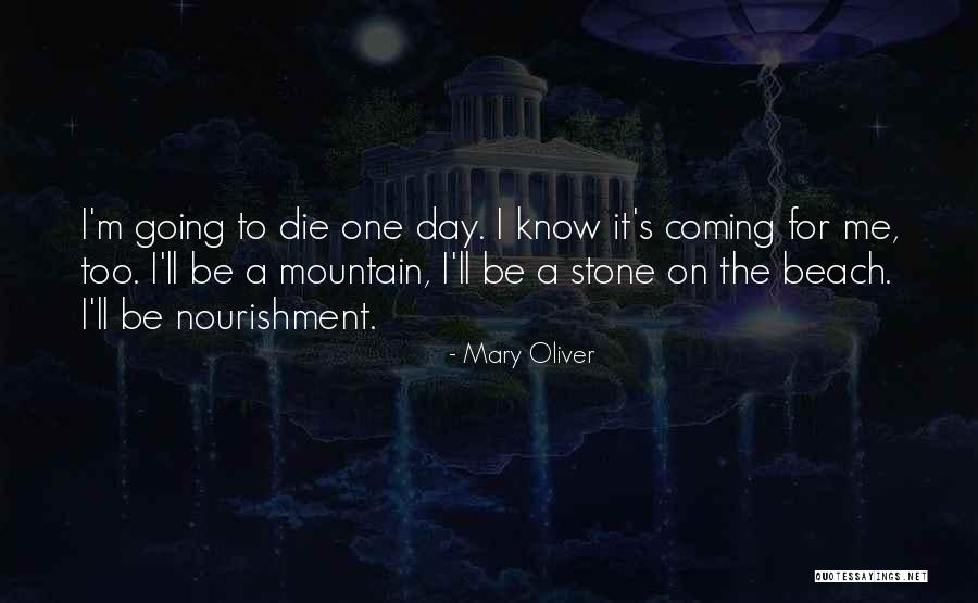 Going To The Beach Quotes By Mary Oliver