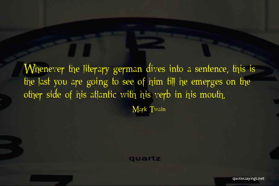 Going To The Other Side Quotes By Mark Twain