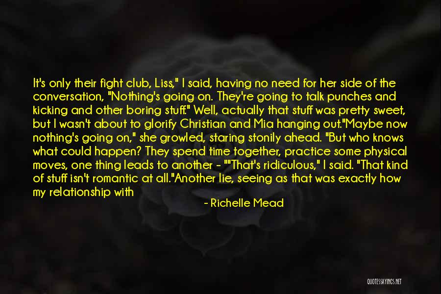 Going To The Other Side Quotes By Richelle Mead