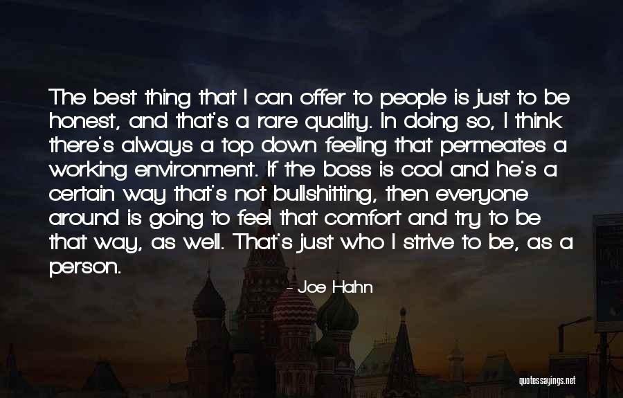 Going To The Top Quotes By Joe Hahn