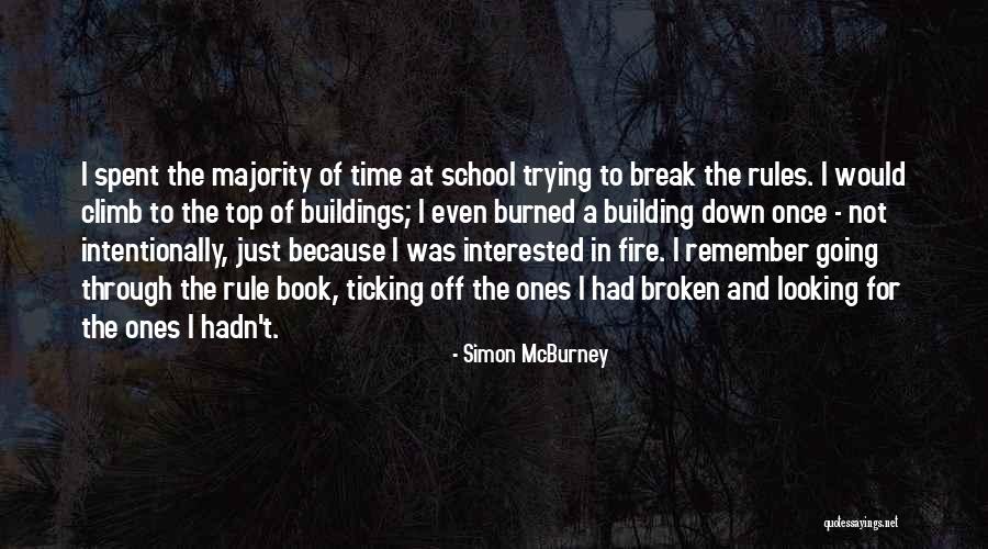 Going To The Top Quotes By Simon McBurney