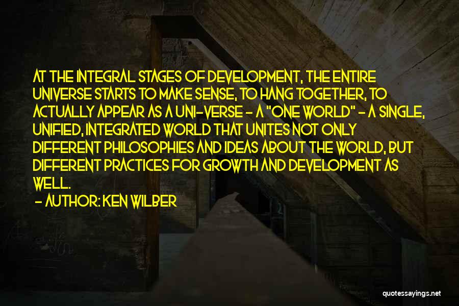 Going To Uni Quotes By Ken Wilber