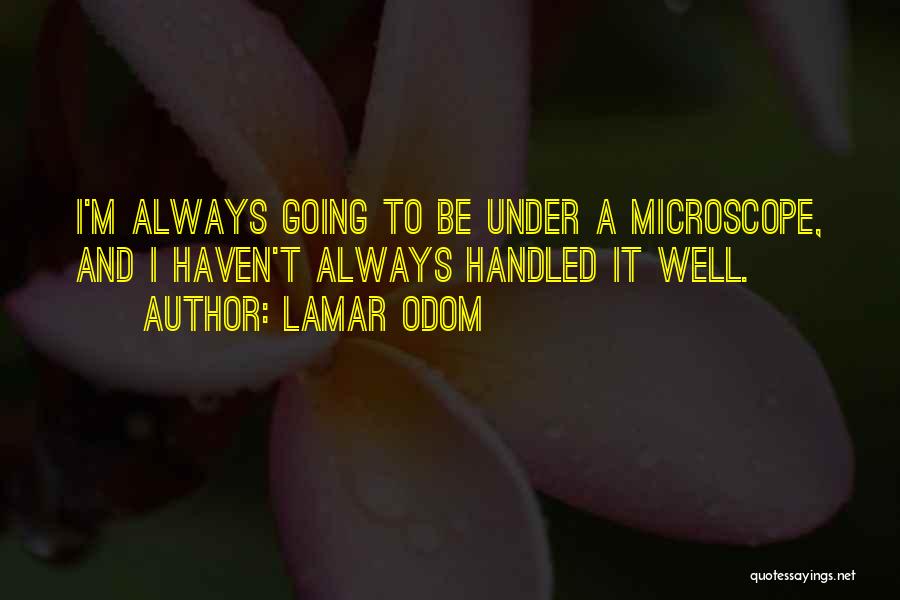 Going Under Quotes By Lamar Odom