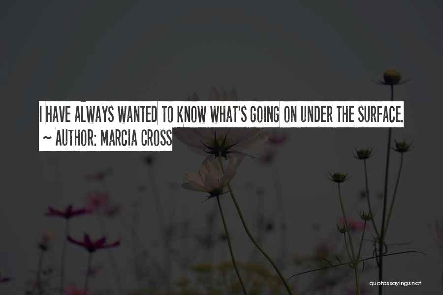 Going Under Quotes By Marcia Cross