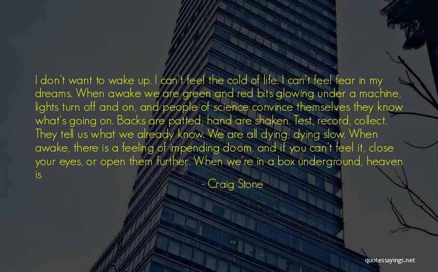 Going Underground Quotes By Craig Stone