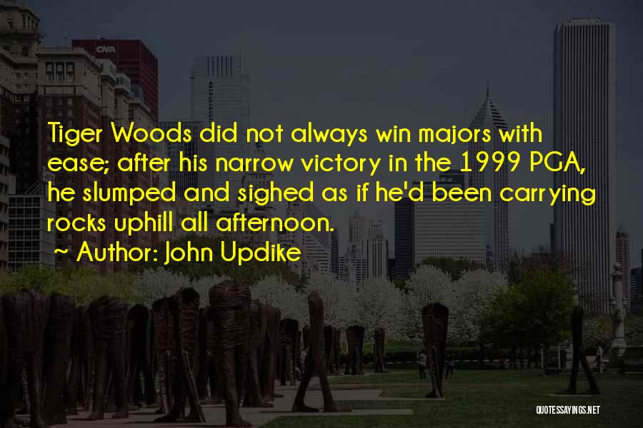 Going Uphill Quotes By John Updike