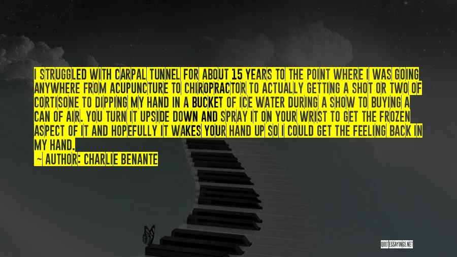 Going Upside Down Quotes By Charlie Benante