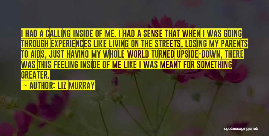 Going Upside Down Quotes By Liz Murray