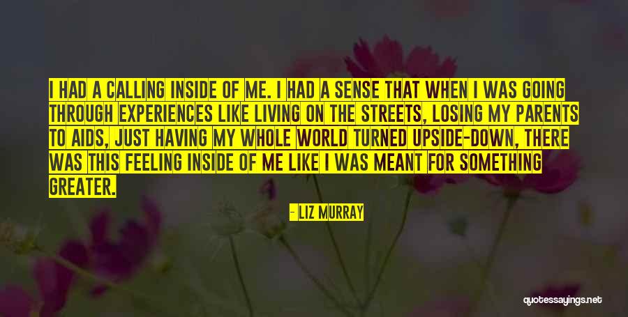 Going Upside Down Quotes By Liz Murray