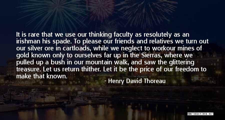 Gold And Silver Price Quotes By Henry David Thoreau