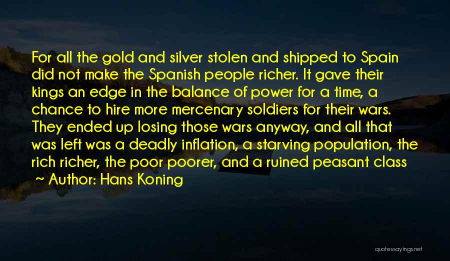 Gold And Silver Quotes By Hans Koning
