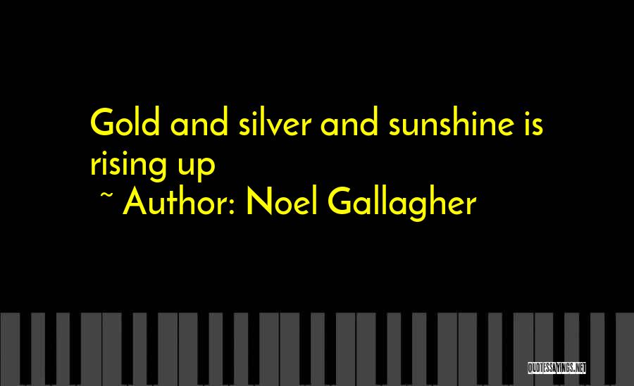 Gold And Silver Quotes By Noel Gallagher