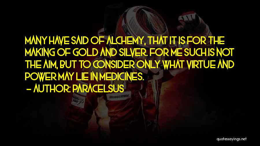 Gold And Silver Quotes By Paracelsus