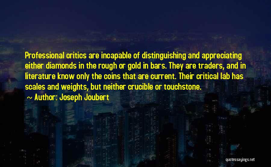 Gold Bars Quotes By Joseph Joubert