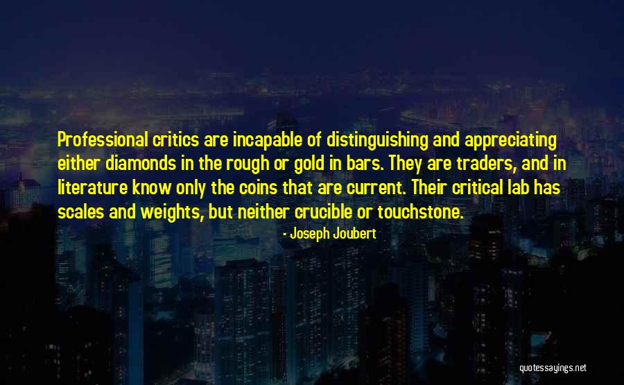 Gold Bars Quotes By Joseph Joubert