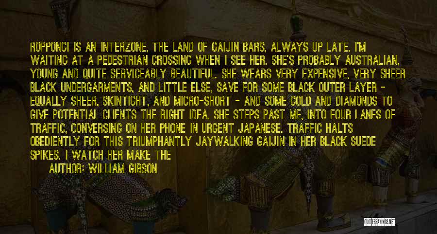 Gold Bars Quotes By William Gibson
