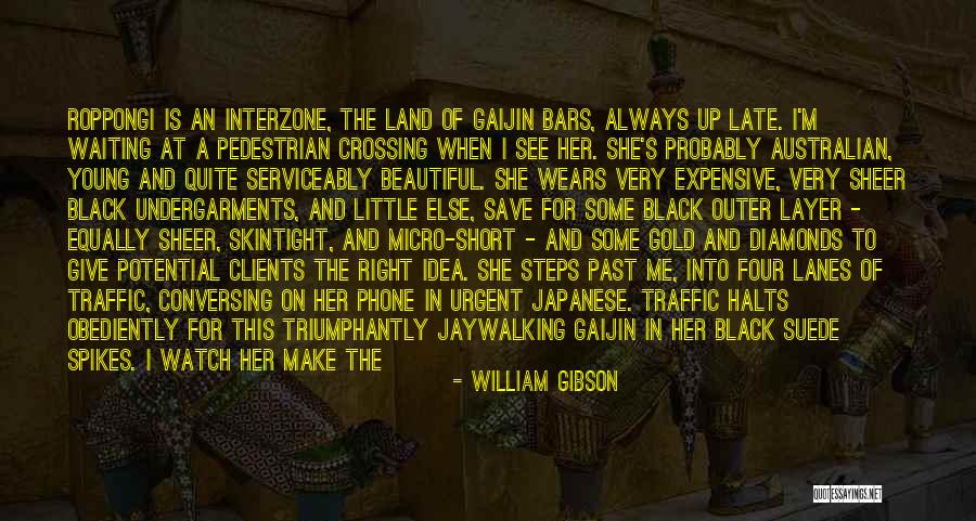 Gold Bars Quotes By William Gibson