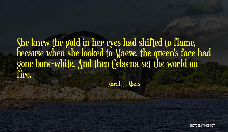 Gold Eyes Quotes By Sarah J. Maas