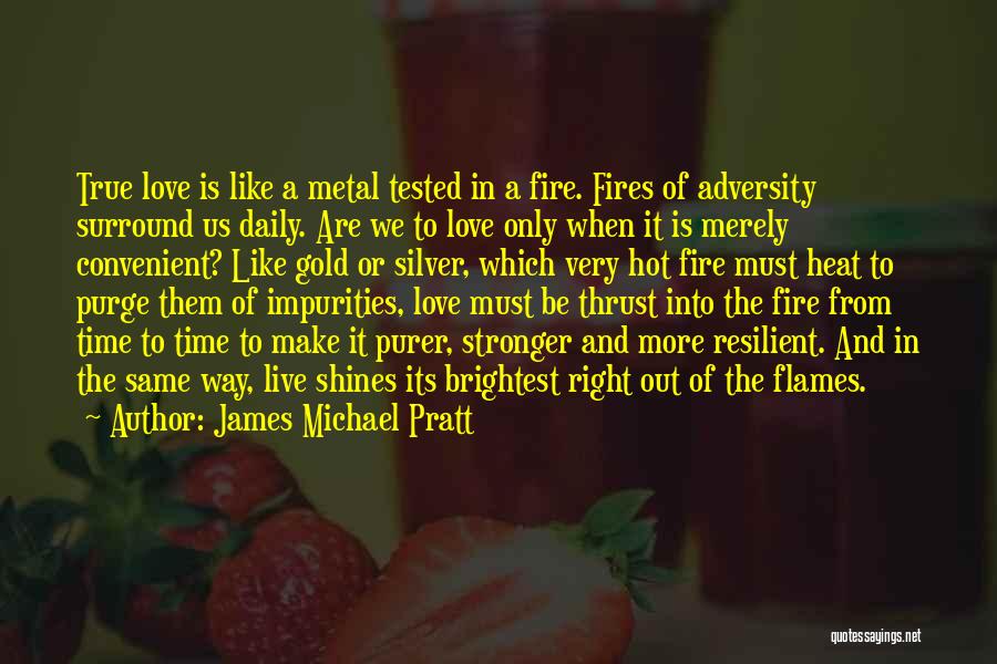 Gold Fire Quotes By James Michael Pratt