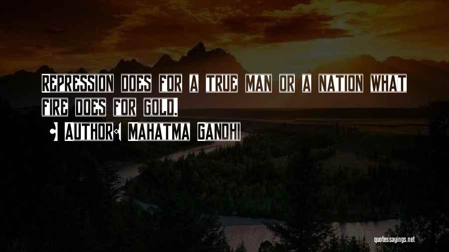 Gold Fire Quotes By Mahatma Gandhi