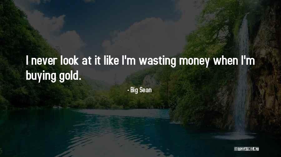 Gold Money Quotes By Big Sean