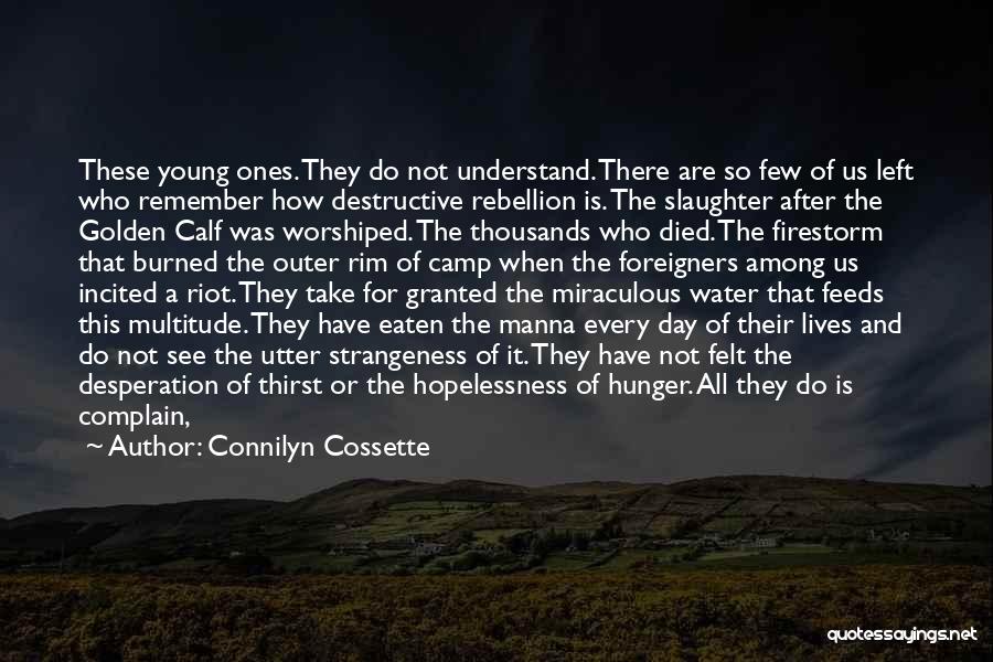 Golden Calf Quotes By Connilyn Cossette