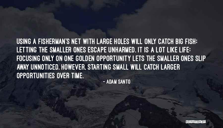 Golden Fish Quotes By Adam Santo