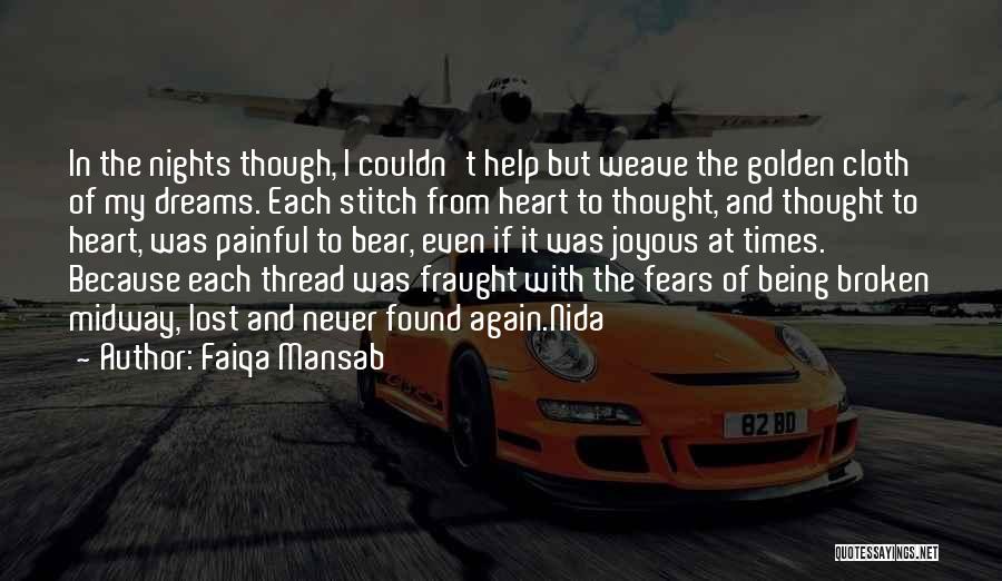 Golden Heart Quotes By Faiqa Mansab