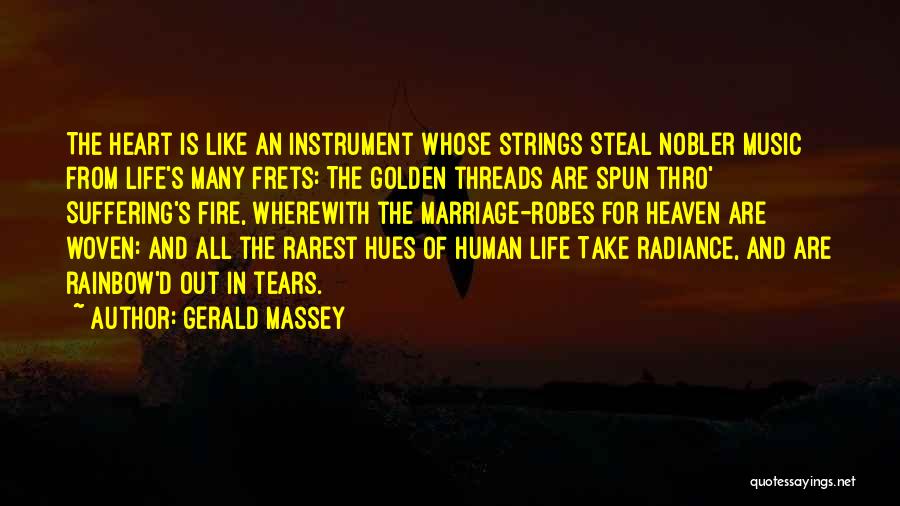 Golden Heart Quotes By Gerald Massey