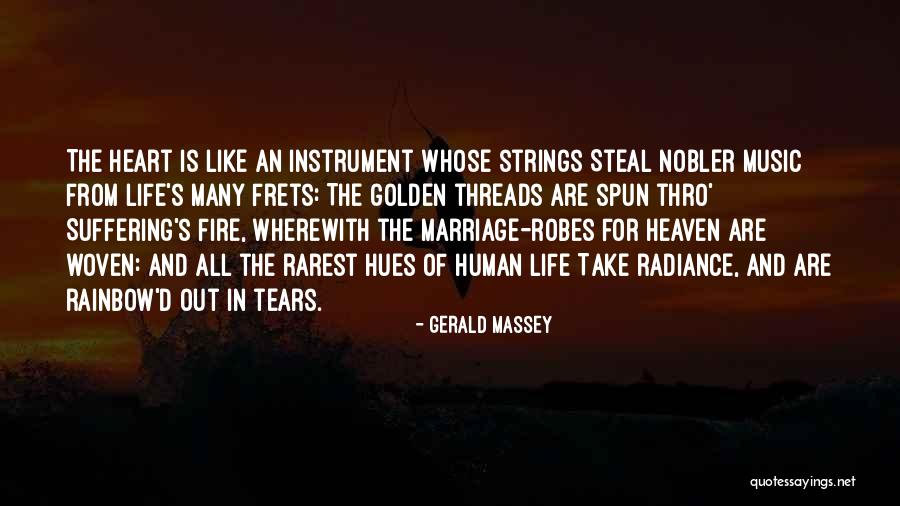 Golden Hues Quotes By Gerald Massey