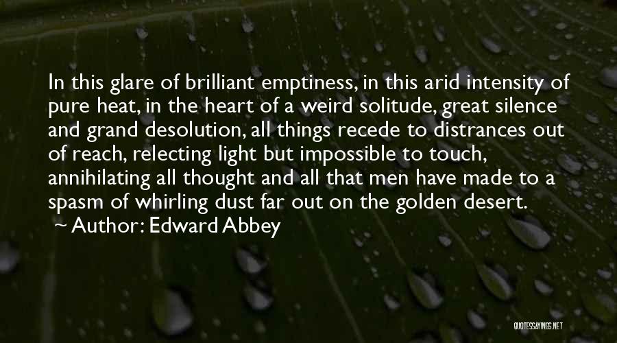 Golden Light Quotes By Edward Abbey