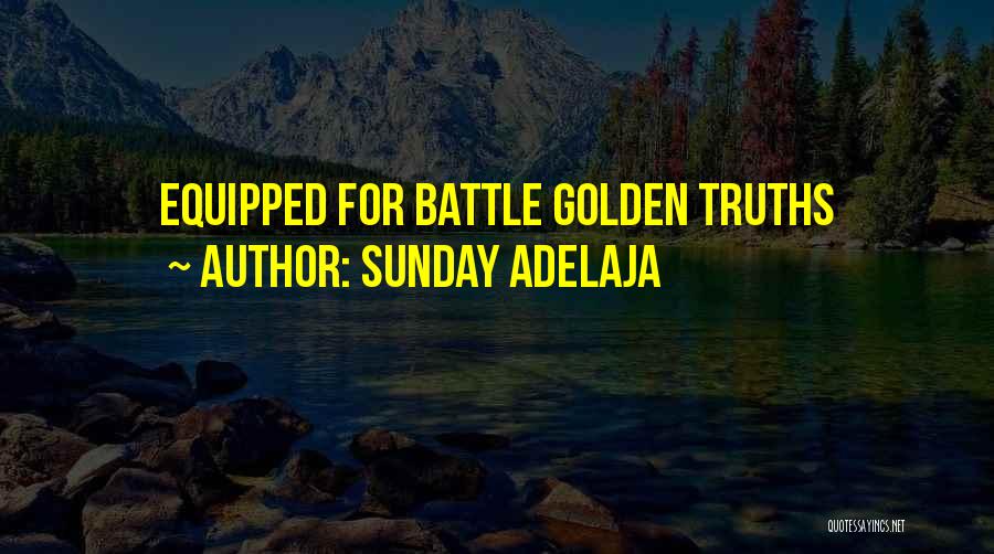 Golden Quotes By Sunday Adelaja