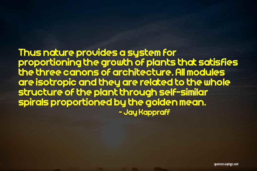 Golden Ratio In Nature Quotes By Jay Kappraff