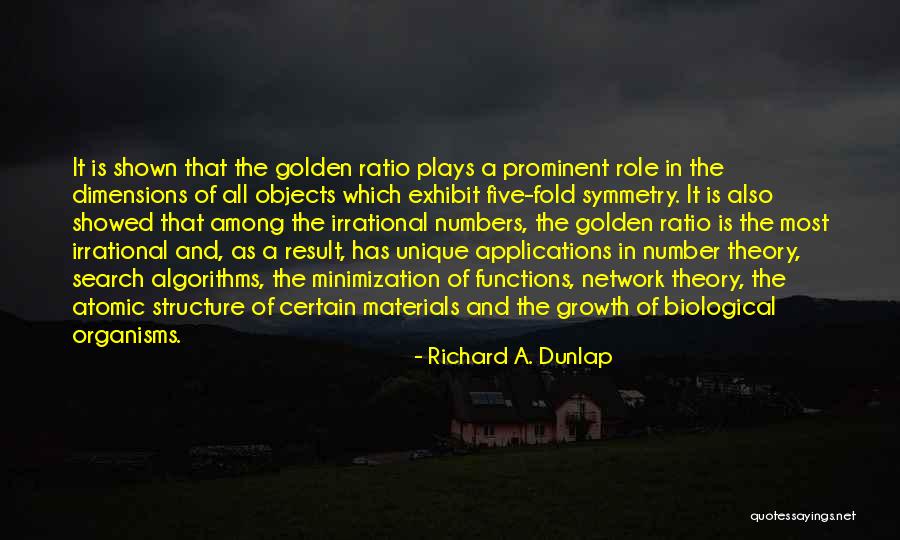 Golden Ratio Quotes By Richard A. Dunlap