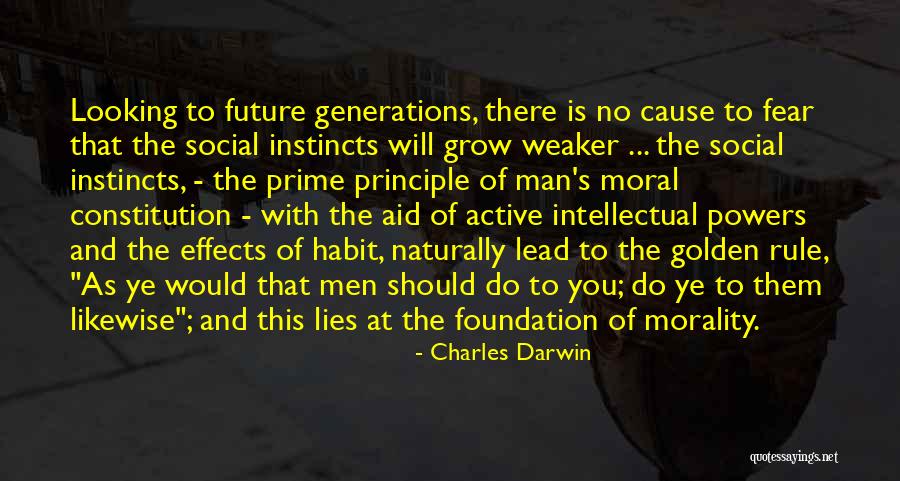 Golden Rule Do Unto Other Quotes By Charles Darwin