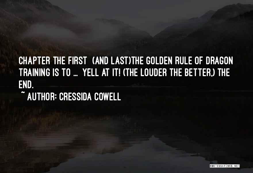 Golden Rule Quotes By Cressida Cowell