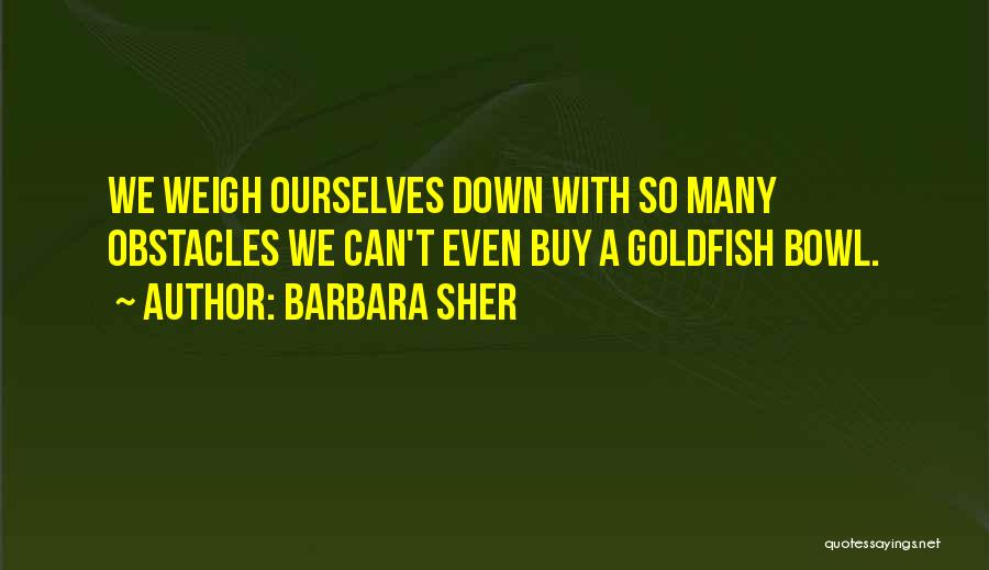 Goldfish Quotes By Barbara Sher