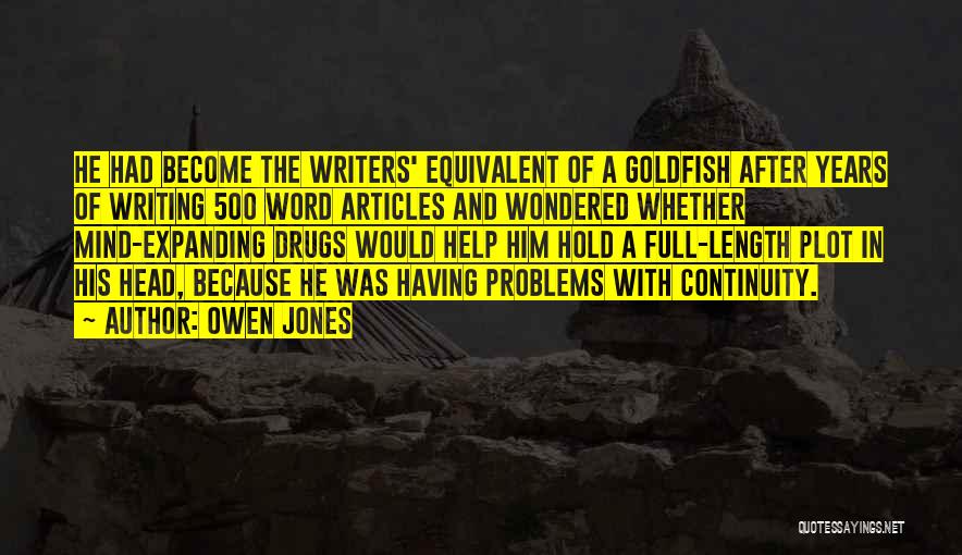 Goldfish Quotes By Owen Jones