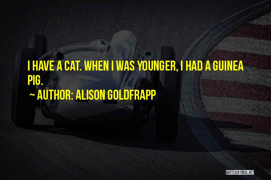 Goldfrapp Quotes By Alison Goldfrapp