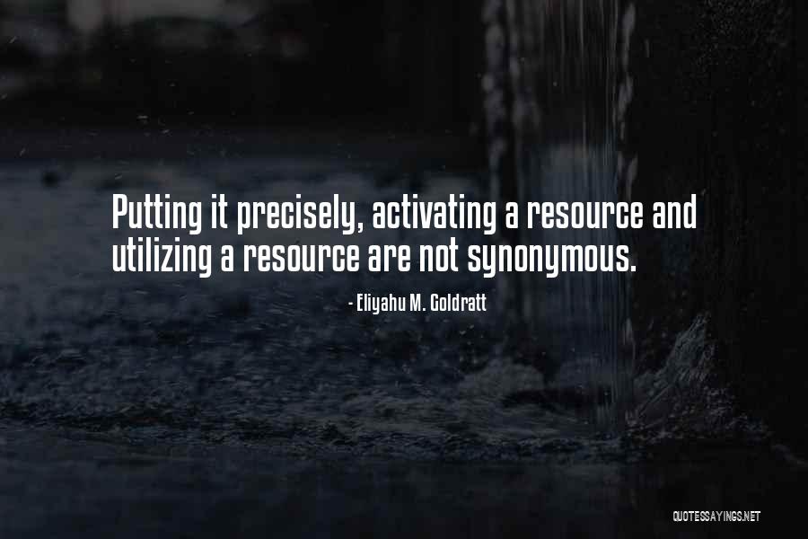 Goldratt Quotes By Eliyahu M. Goldratt Goldratt Quotes By Eliyahu M. Goldratt