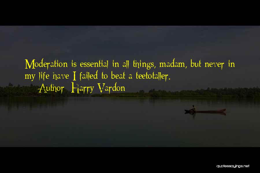 Golf Is Quotes By Harry Vardon