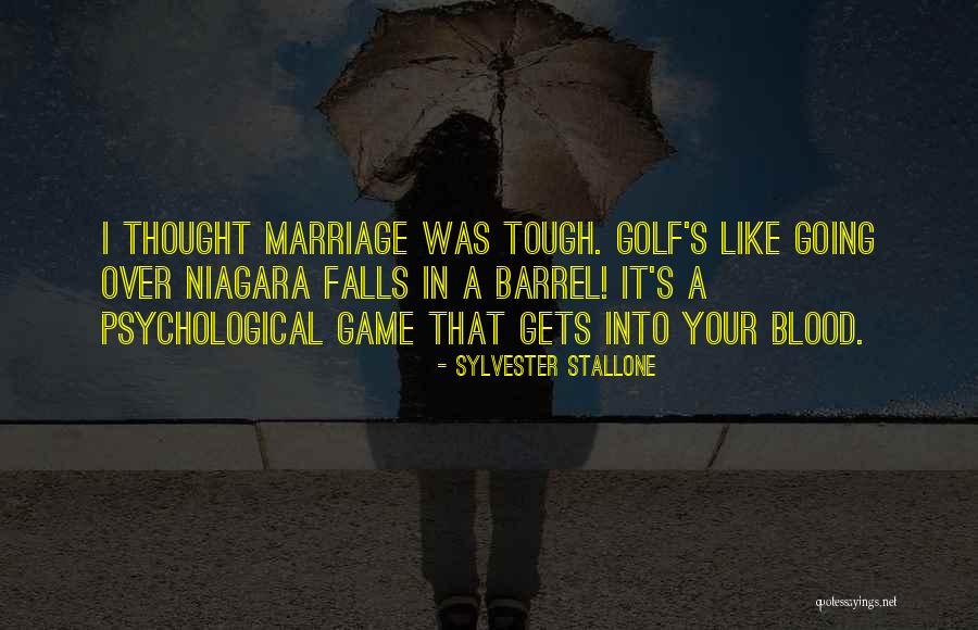 Golf Like Marriage Quotes By Sylvester Stallone