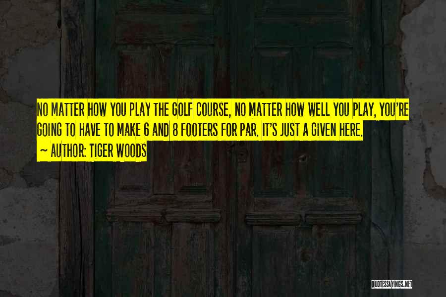 Golf Par Quotes By Tiger Woods