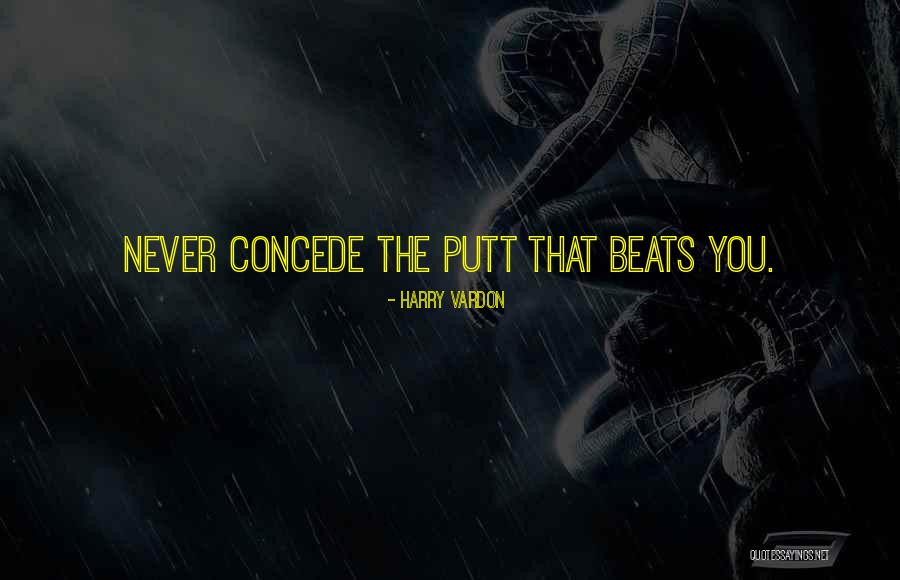 Golf Putt Quotes By Harry Vardon Golf Putt Quotes By Harry Vardon