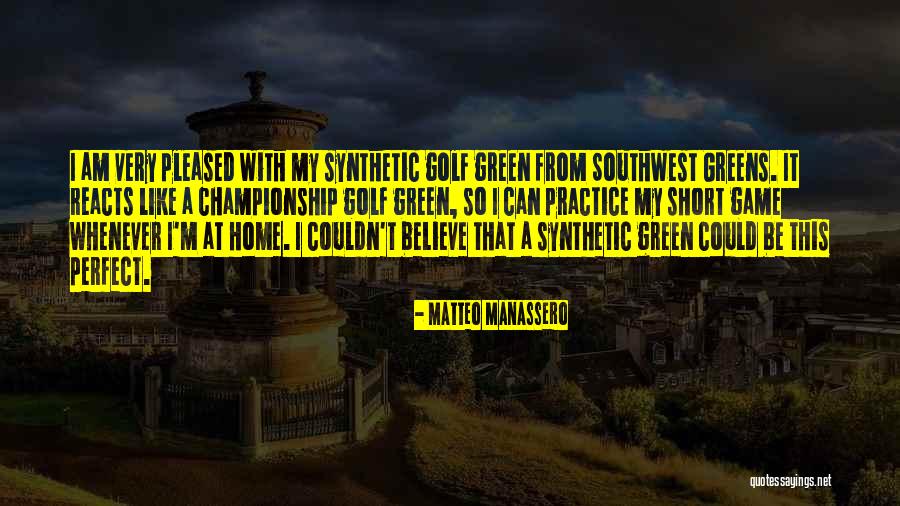 Golf Short Quotes By Matteo Manassero Golf Short Quotes By Matteo Manassero