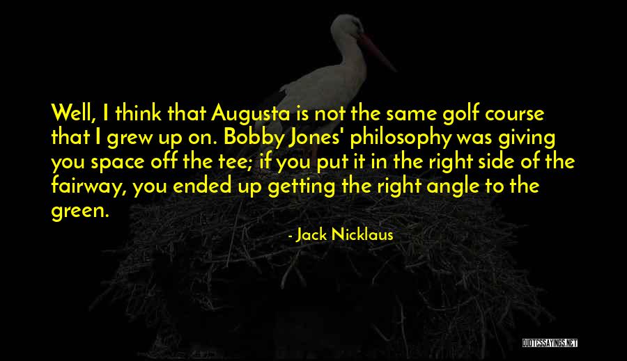 Golf Tee Off Quotes By Jack Nicklaus