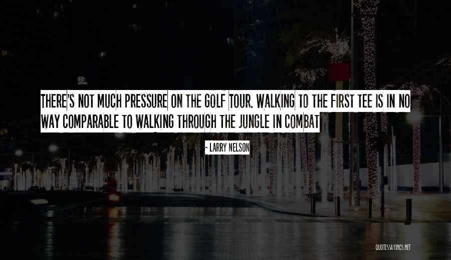 Golf Tee Off Quotes By Larry Nelson