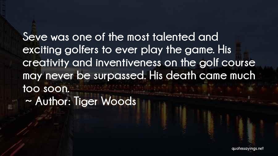 Golf Tiger Woods Quotes By Tiger Woods