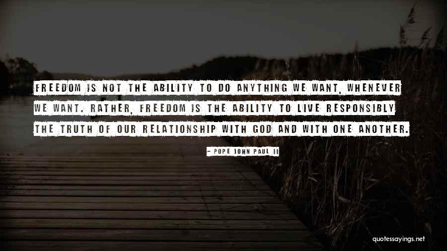 Golino Actress Quotes By Pope John Paul II Golino Actress Quotes By Pope John Paul II